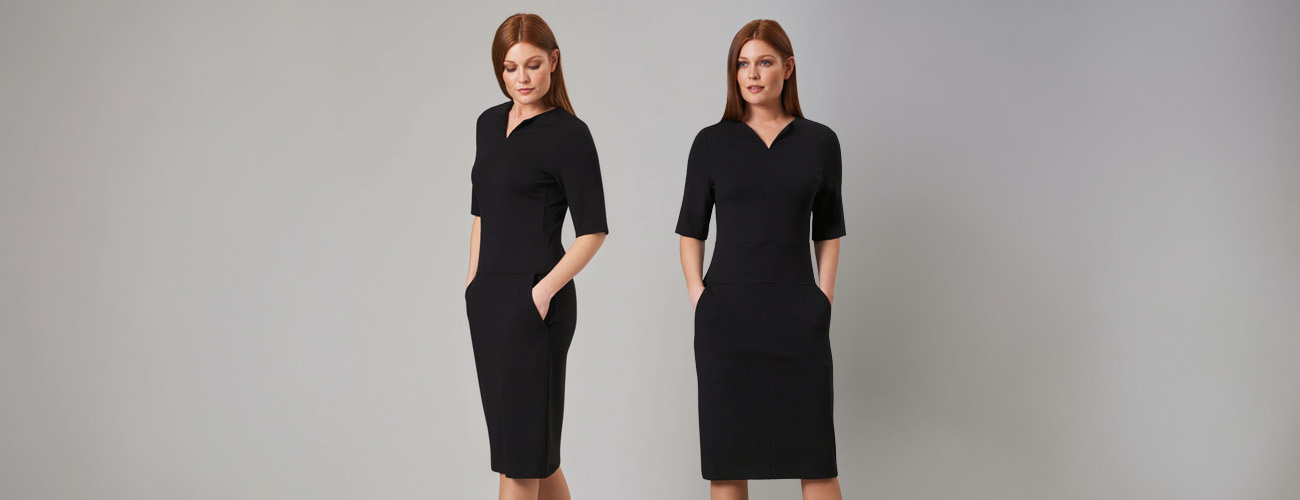 Direct Business Wear | Black Formal Dress for Women